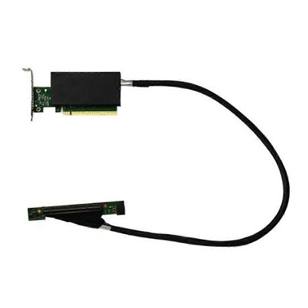 PCIE5.0 GPU Graphics Card Server Cable PCIE5.0 16X to 2 MCIO Server GEN5 Data Cable PCIE5.0 Adapter Backplane A