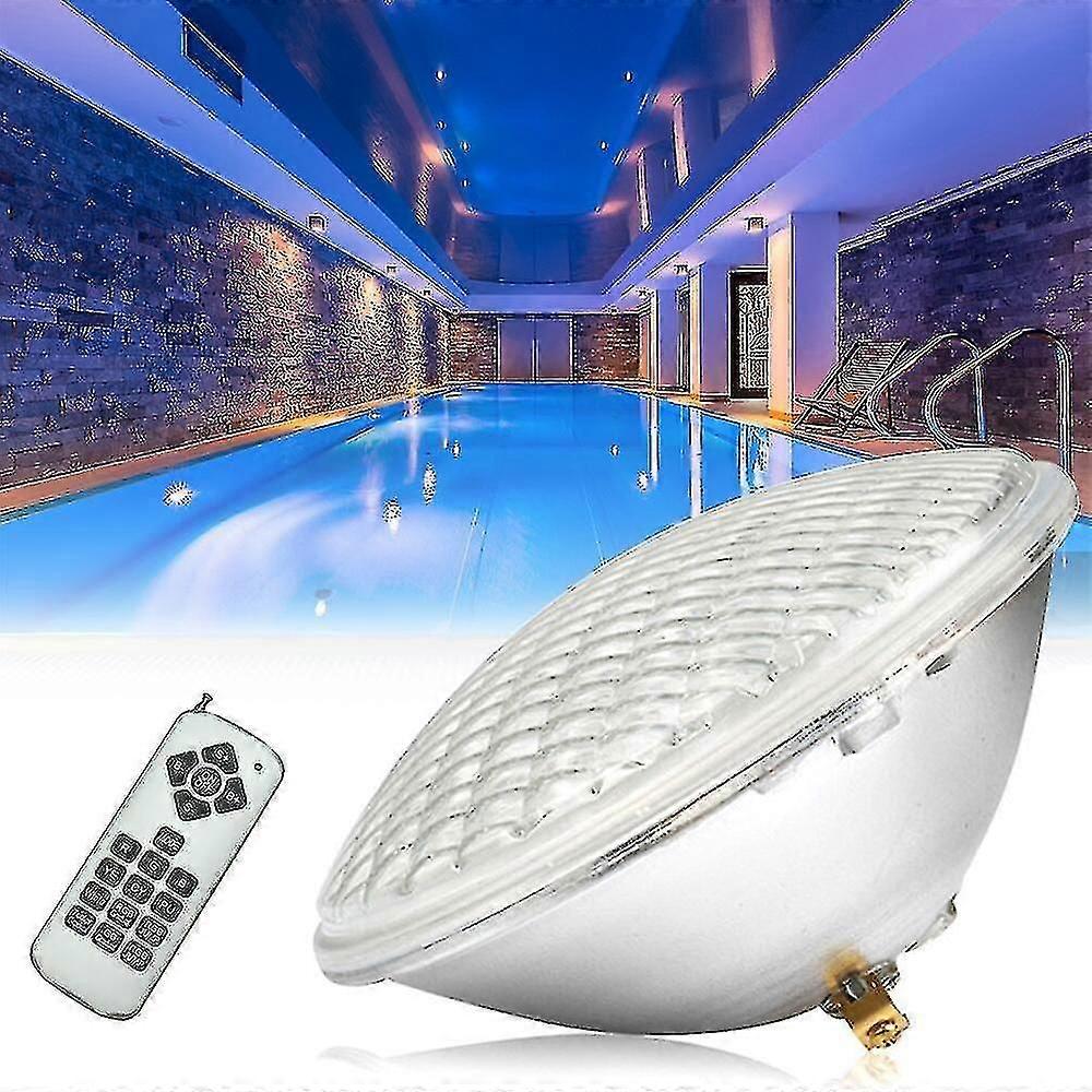 إضاءة حمام السباحة LED ، 18W Par56 Rgb ضوء حمام السباحة. أضواء كاشفة تحت الماء مع جهاز تحكم عن بعد