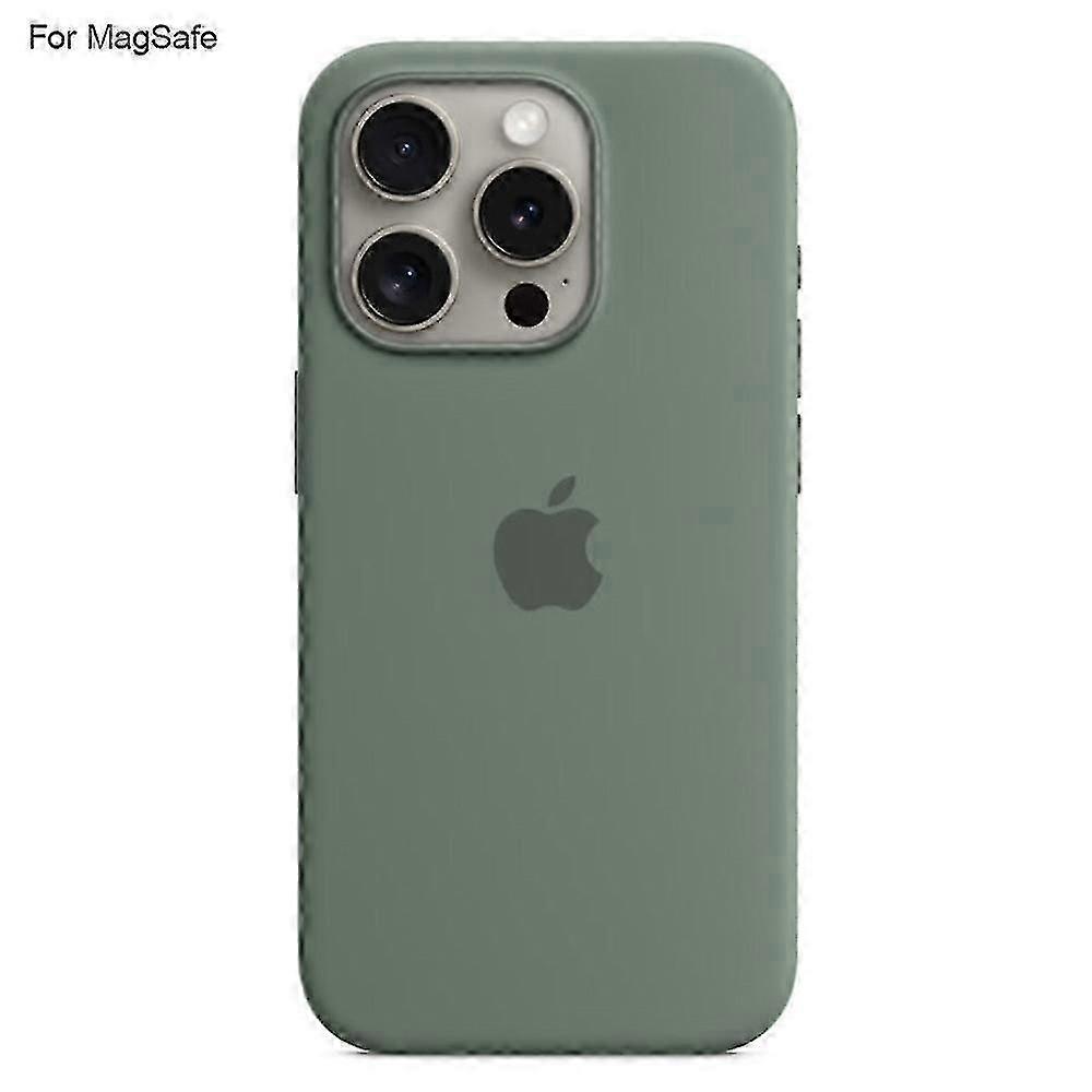​For iPhone 14 Pro MagSafe Compatible Shockproof Liquid Silicone Protective Case with Enhanced Grip and Drop Protection