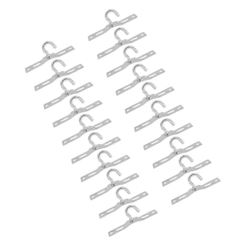 20Pcs Silver Light Fixture Mounting Bracket for Chandelier Hanging