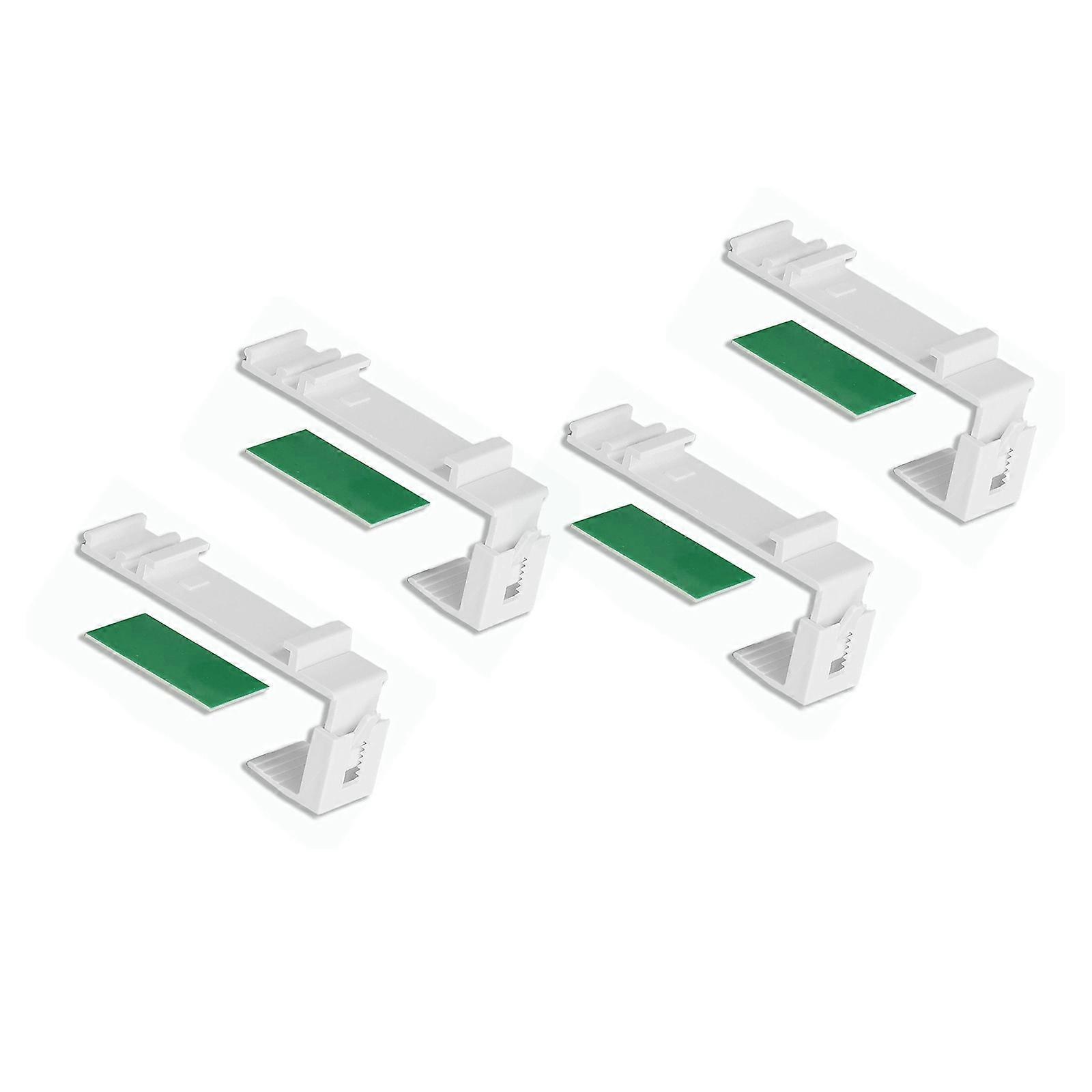 Roller Blinds Fixing Bracket No Drilling Replacement Parts for Window Shade Roller Curtain Rod Holder Adjustable Clamp Multicolor