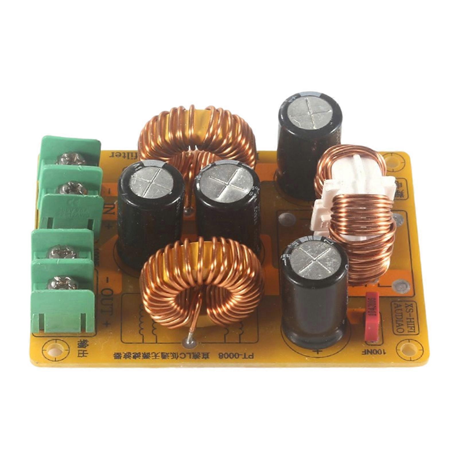 Effective LC Low Pass Filter 2A/4A/10A/20A Enhances Signal Accuracy for Car Amplifiers Circuit Stability Multicolor