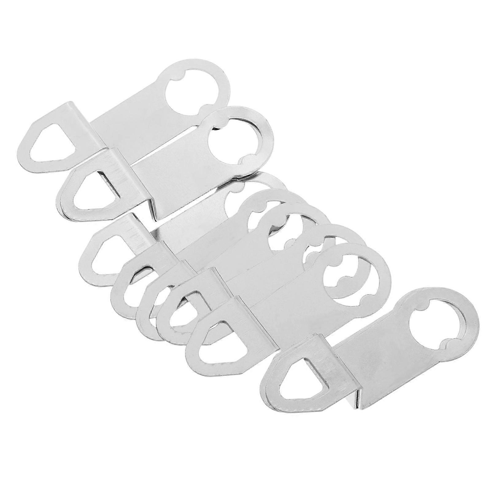 10pcs Metal Clock Hooks For Wall Clock Mechanism Quartz Clock Movement Parts Clock Hanging Hooks Hangers Clock Case For Wall Clocks