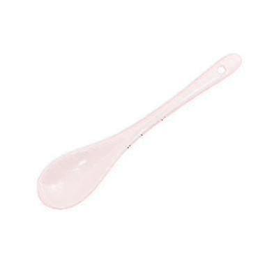 Long Handle Small White Porcelain Spoon