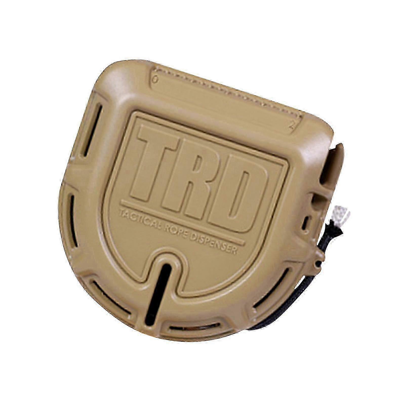 Shock resistant box for emergency with reusable paracord organizer