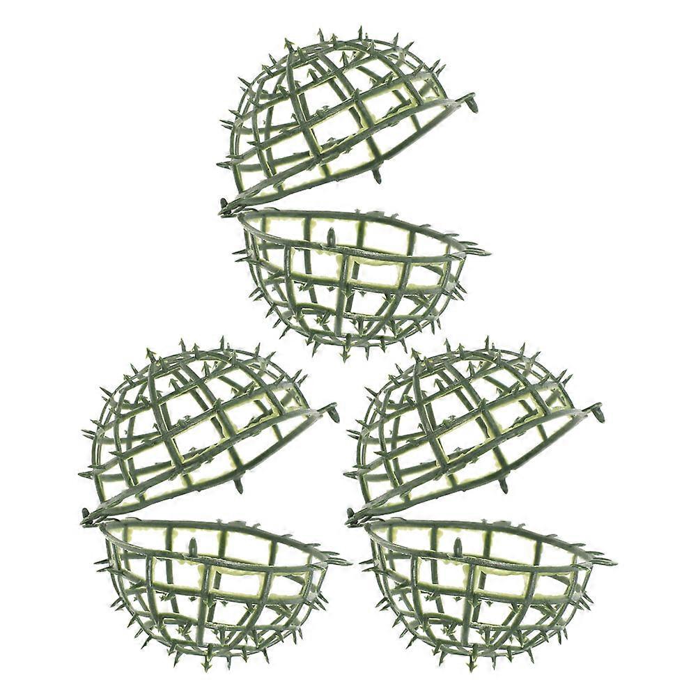 Artificial Plant Topiary Ball Support for Flower Display 3Pcs Plastic Rack