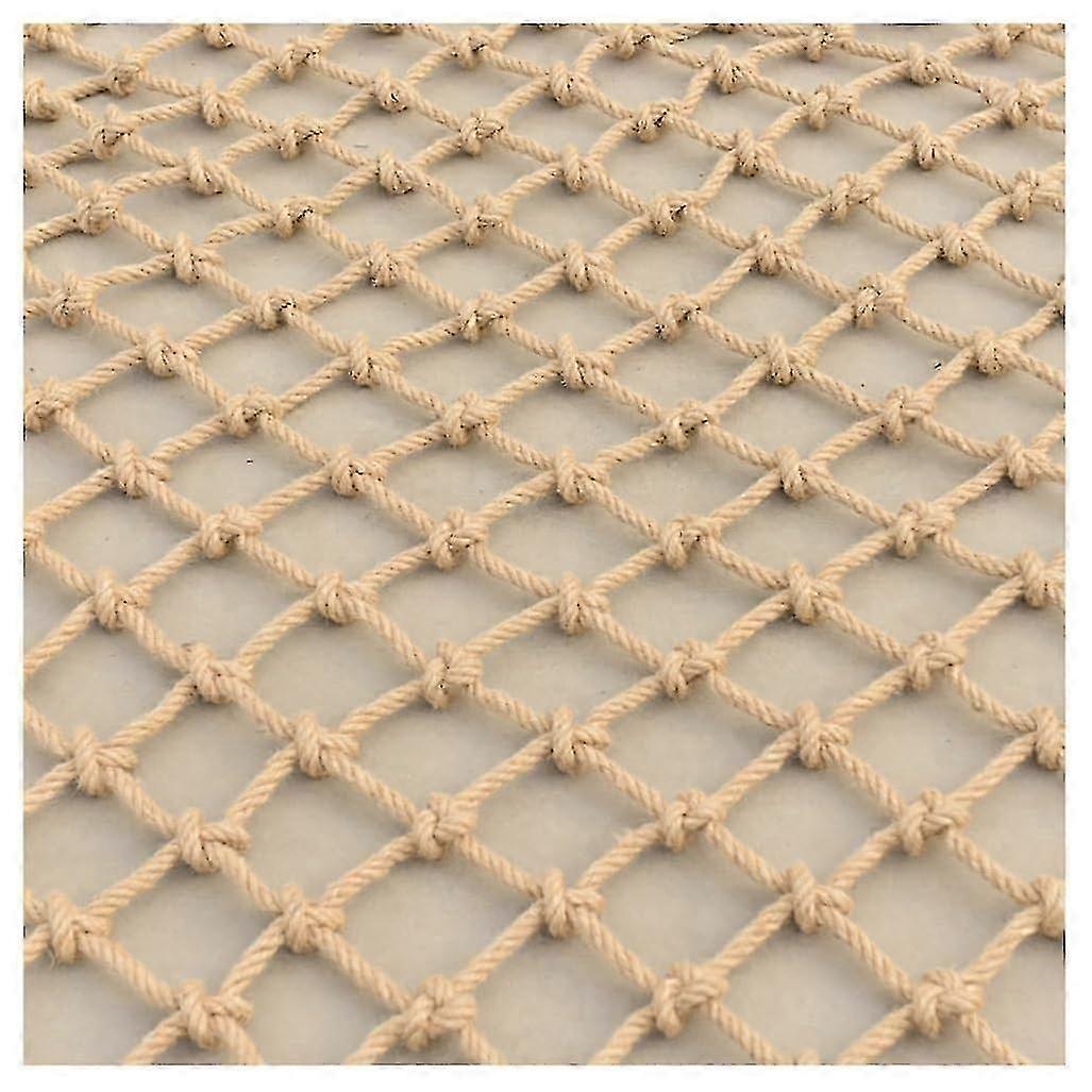 Climbing Net for Kids, Safety Net for Stairs, 10mm Dia Cargo Rope Net, 2x2 Mesh Decorative Ceiling Net, Photo Wall Accessory w