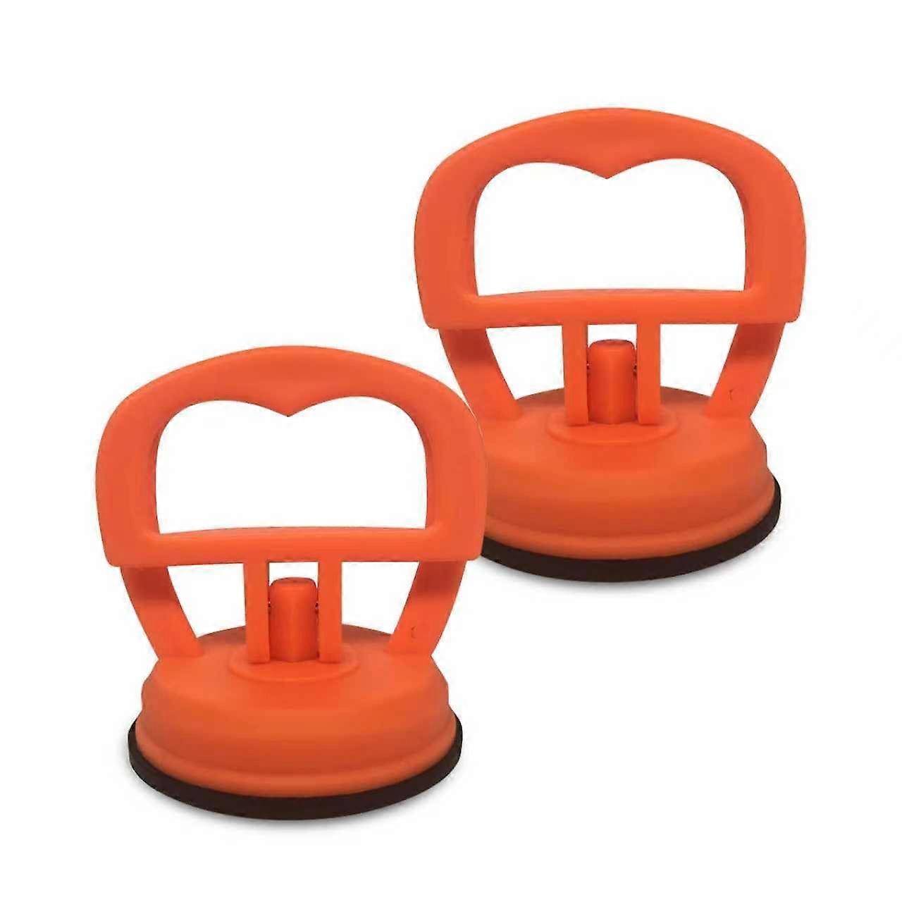 2 PCS Car Dent Puller with Durable Suction Grip for Auto Body  and MultiSurface Lifting (Orange)