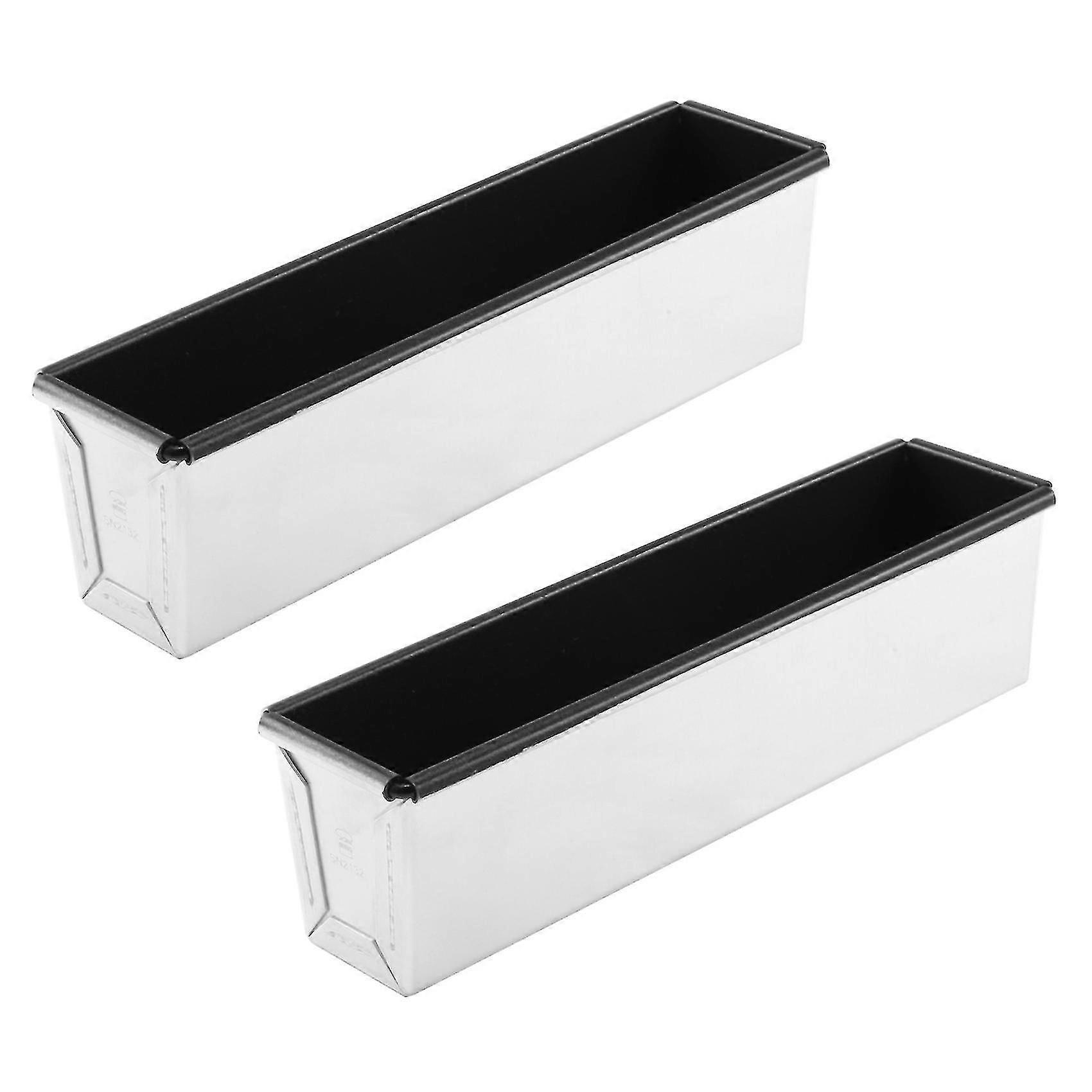 2x Non-stick Rectangular Bread Mold, Small Toast Box, Baking Mold, Cake Mold