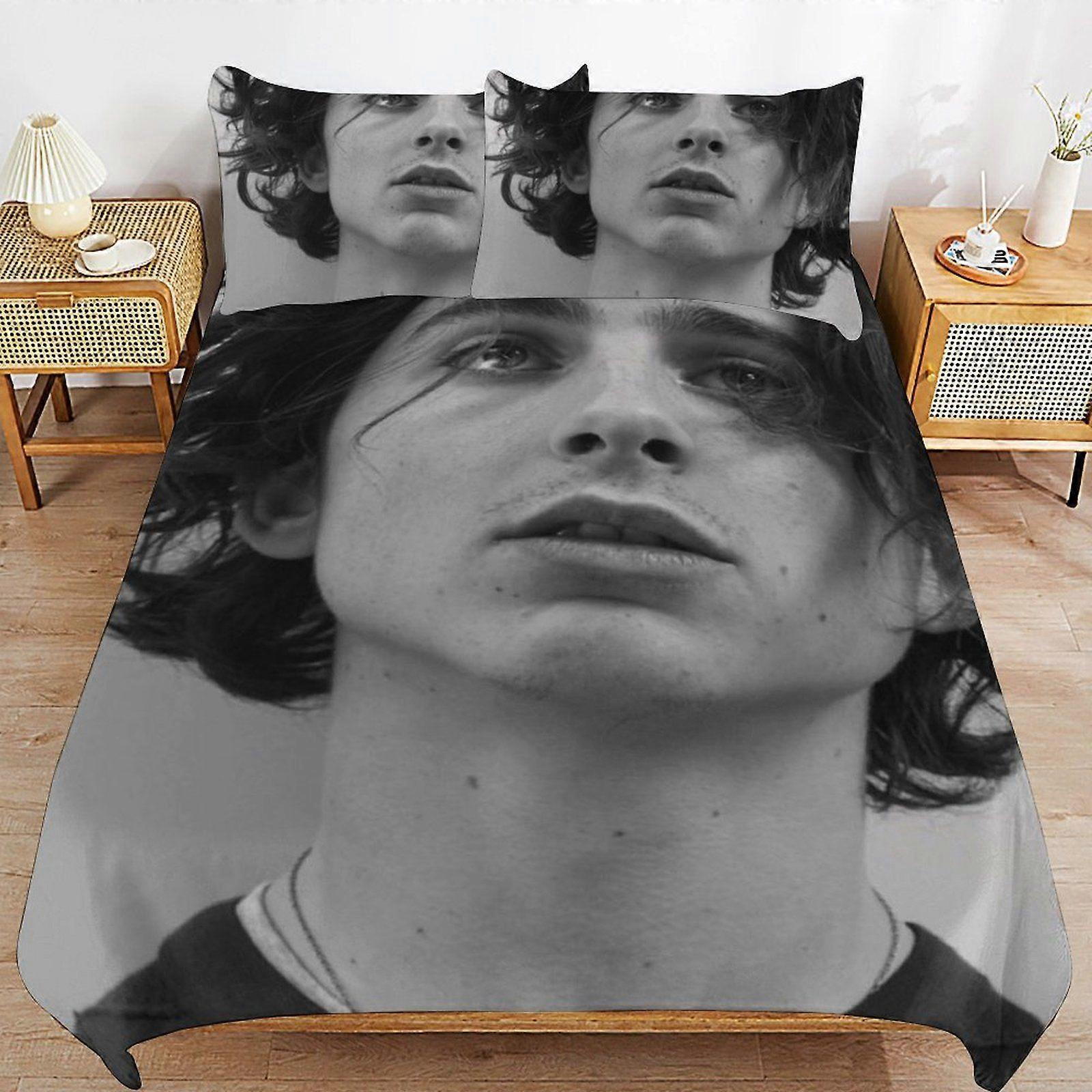 1600XB Timothe Chalamet Long Term Use Quality Handling Minimal Style Smooth Fit Duvet Cover Sets Modern Touch KL1600