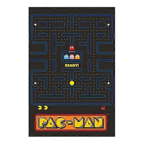 Pac Man Fleece Maze Blanket
