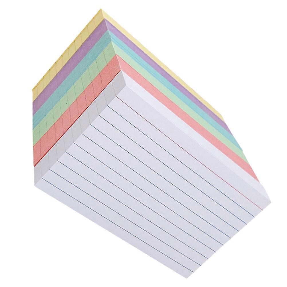 300Pcs Lined Index Cards Assorted Color for Note Writing Use Office Notes