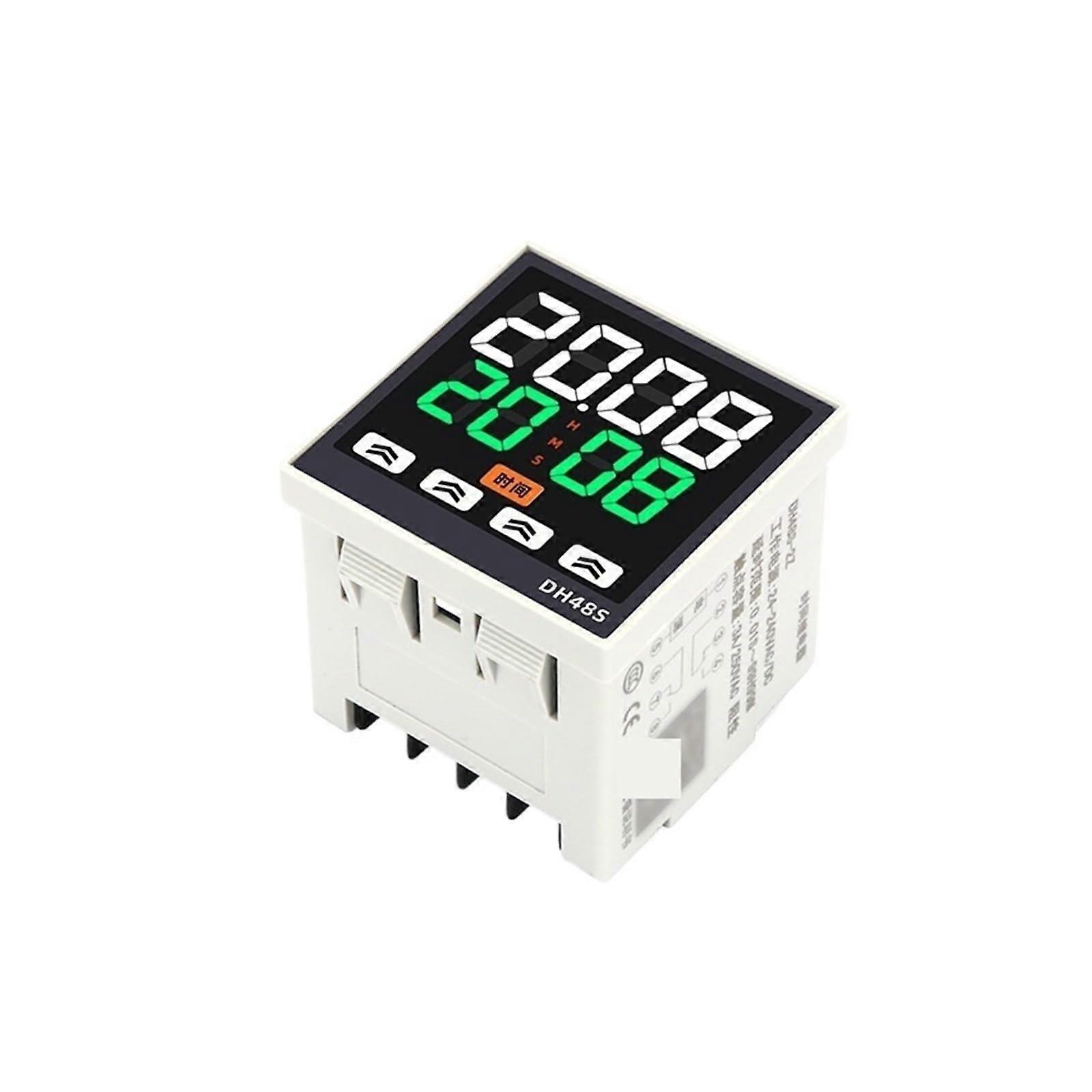 Digital Timer Relay 220V with Power Failure Memory, Adjustable Cycle Timer Switch for Automation