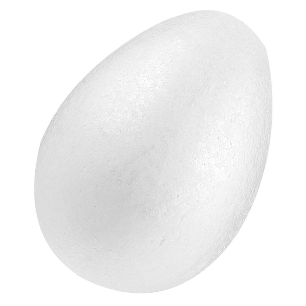 Foam Eggs for Easter Crafts for DIY 20 Cm White Solid Foam Eggs