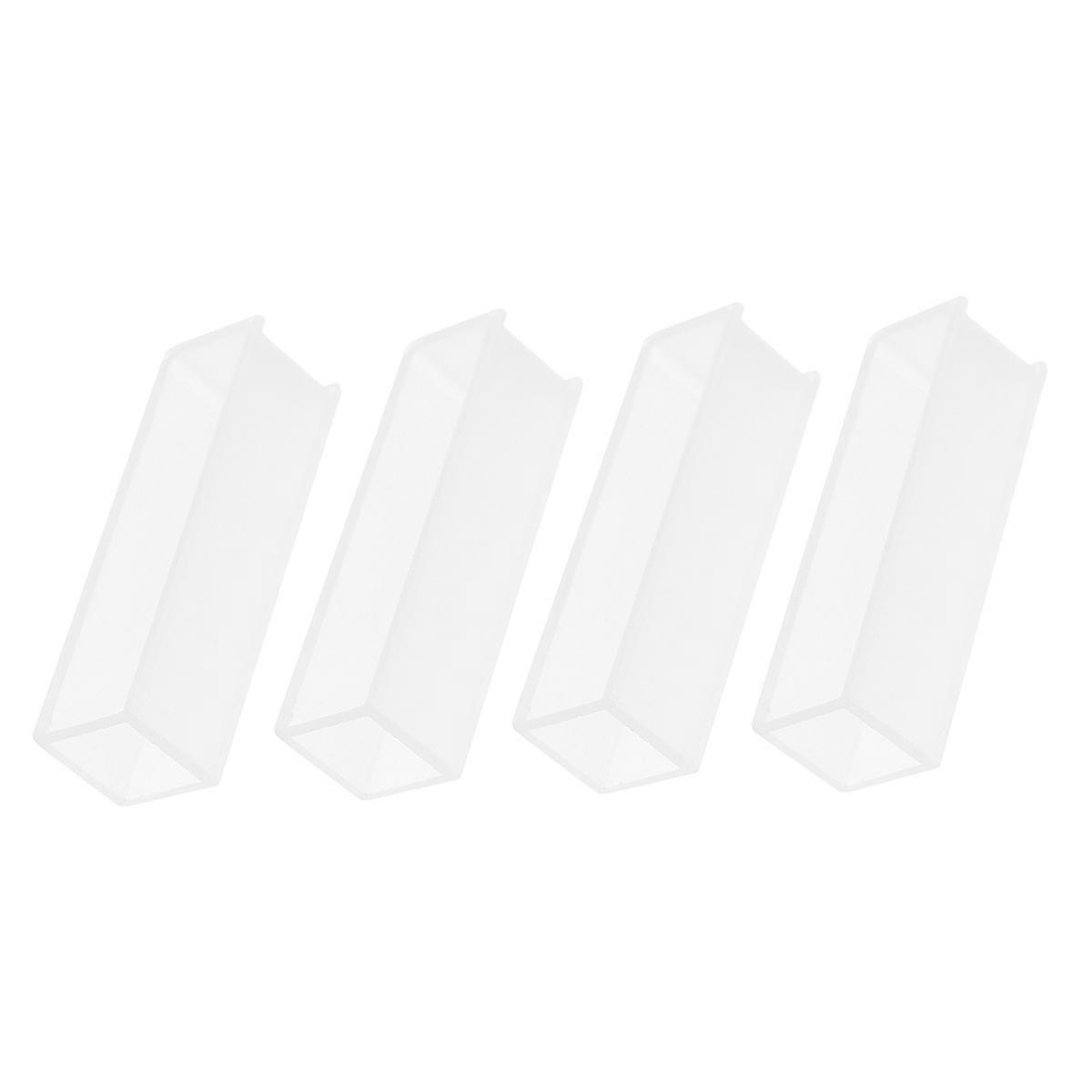 Spectrophotometry Cuvette Glass Optical Cuvettes for Sample Testing 4Pcs