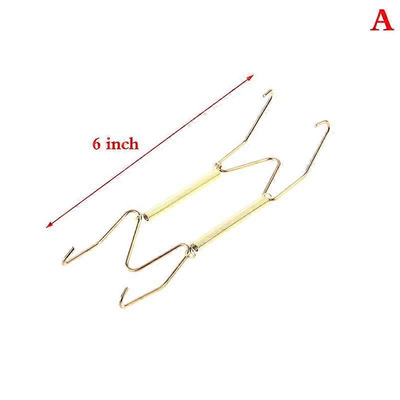 Wall Display Plates Hanger W Type Decoration Dish Spring Holder Invisible Hook
