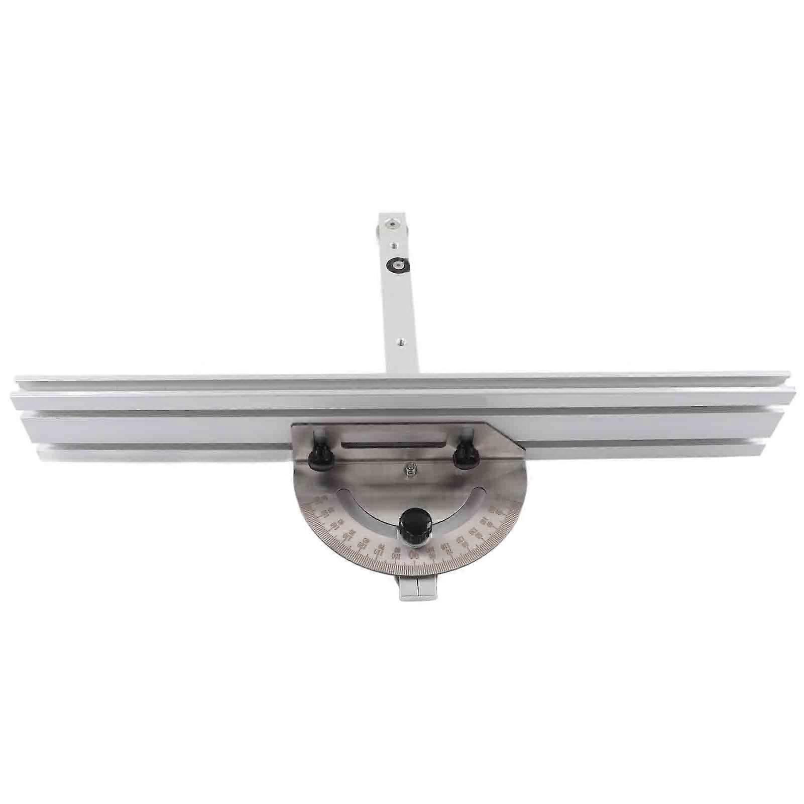 Table Saw Miter Gauge with Flip Stop, Precision Angle Adjustment, Aluminum Alloy for Woodworking