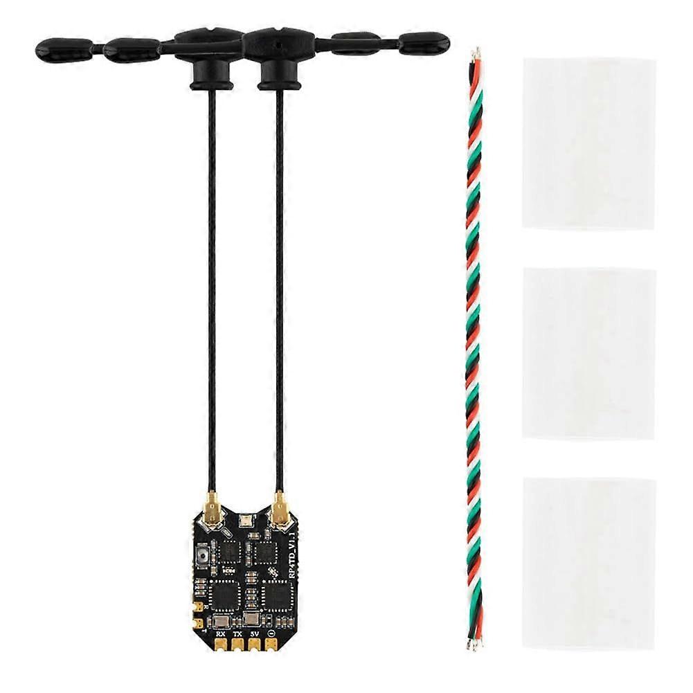 RP4TD 2.4GHz ELRS FPV Receiver with Dual Antenna Stability for Long Range Fixed Wing UAV