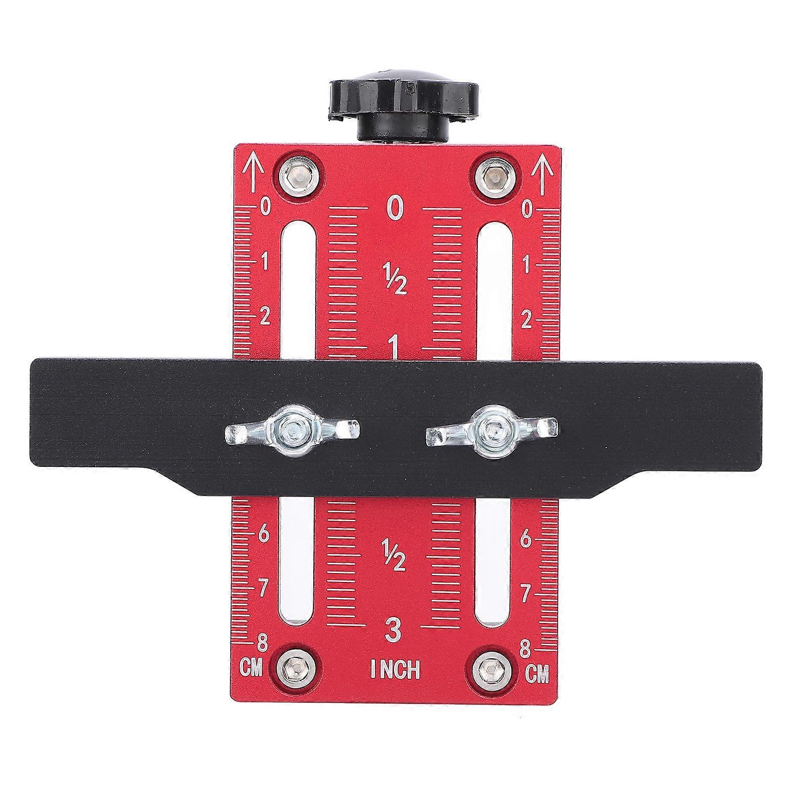 Cabinet Door Installation Jig with Precise Height Adjustment, Durable Aluminum Adjustable Positioner