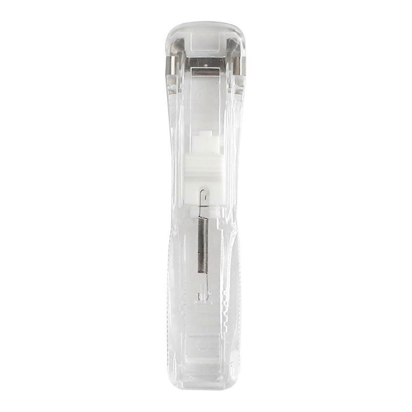 Clip Push Clipper Reusable Not Damage Paper Portable Plastic Clip Push Clipper Latest Stapler For School