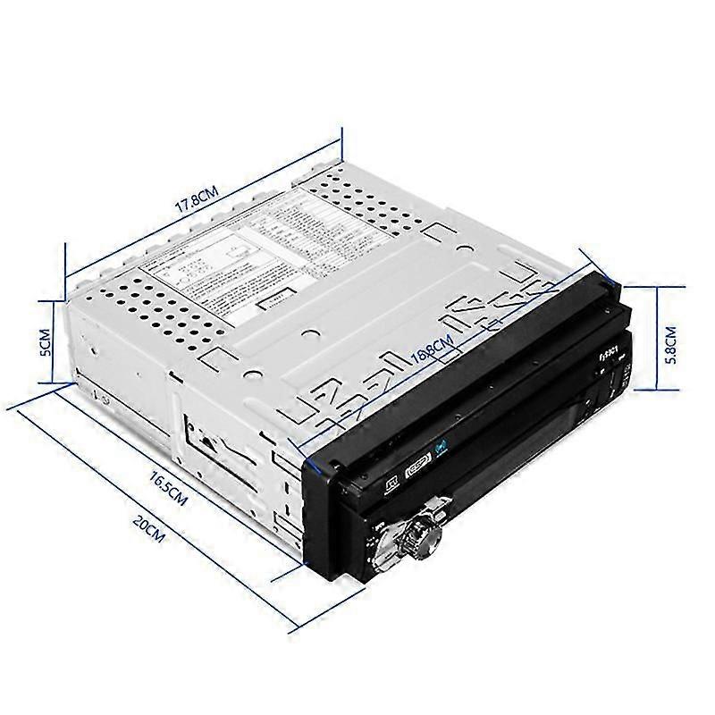 Bluetooth 7 Polegadas 1din Motorizado Pop Up /pull Back Touch Screen Car Radio Mp5 Player Autordio Car Audio Multimedia Player 9901