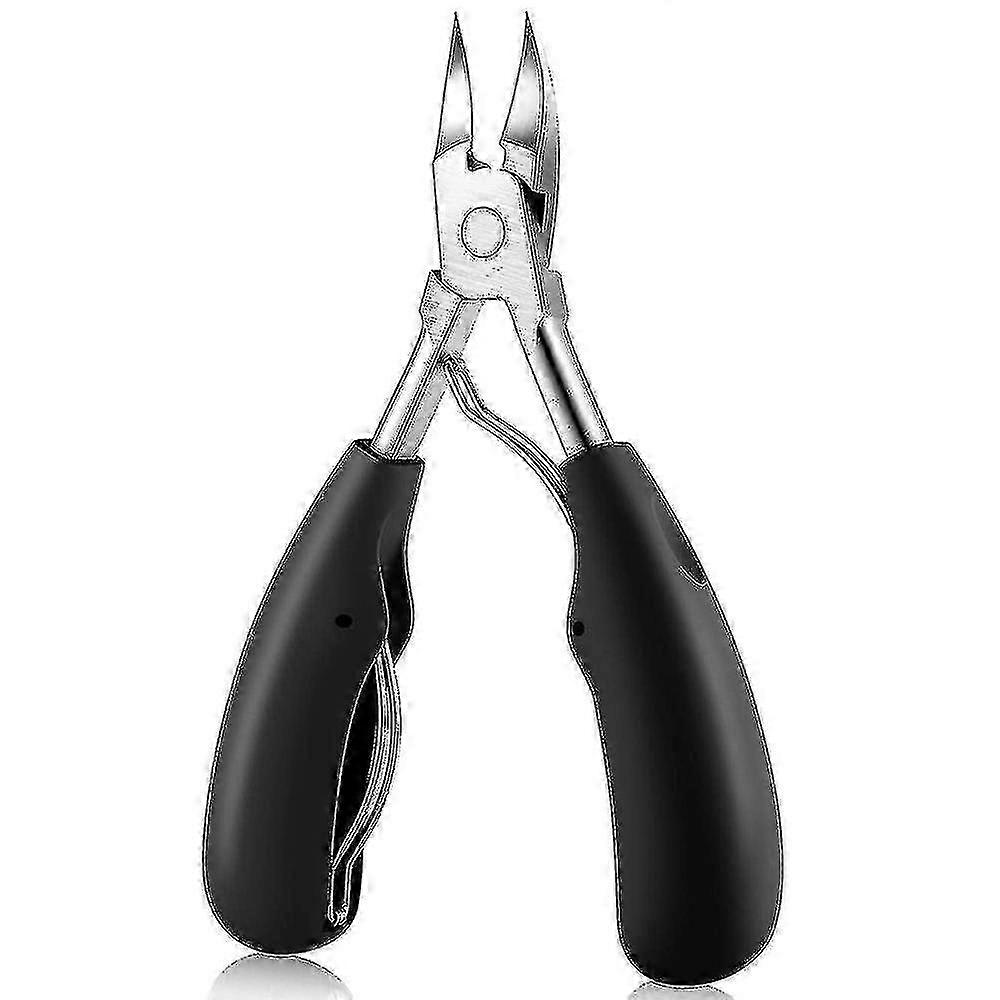 Toe Nail Clippers With Stainless Steel Sharp Blade And Soft Handle