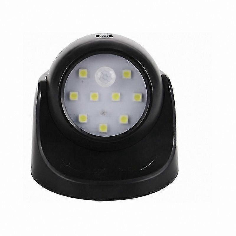 Motion Sensor LED Wall Light for Outdoor Use, 360° Adjustable, Wireless Battery Powered Lighting Solution