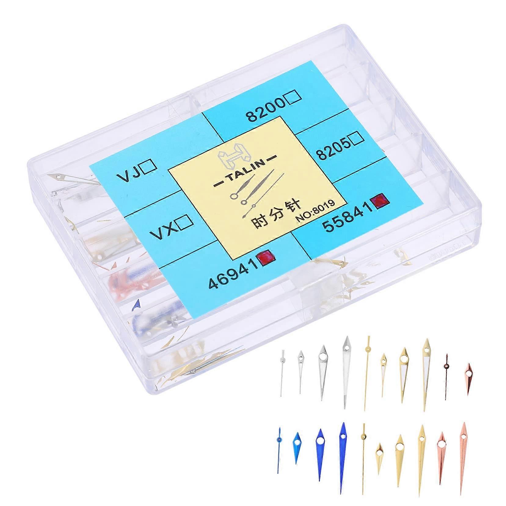Watch Hands Replacement Kit Hour Minute Second Set Easy Install Assorted Colors for DIY