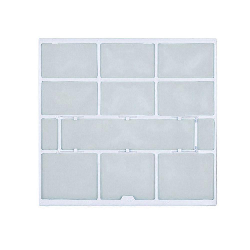 Air Conditioner Dust Filter Compatible with Hualing Wall Mounted Split System Indoor Unit with Plastic Dustproof Screen 28.2x26.5cm