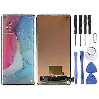 For OnePlus 8 with Digitizer Full Assembly COMPATIBLE AMOLED LCD Screen (Black) 2025