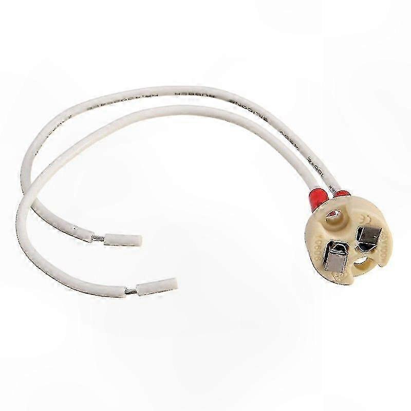Ceramic Base MR16 GU5.3 Halogen LED Bulb Socket Connector with Cable