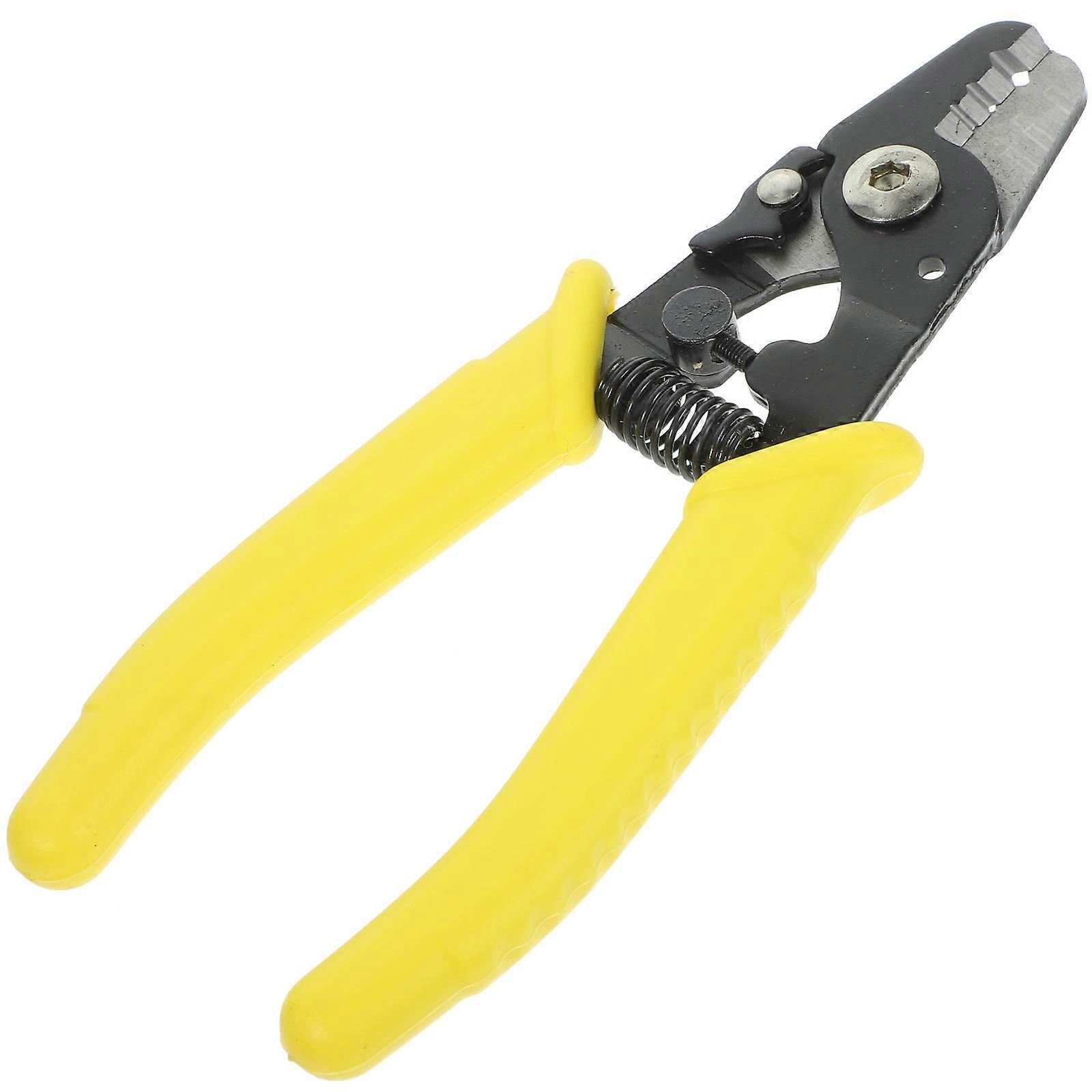 Cable Wire Stripper -336 Professional Coaxial Cable Stripper Yellow Ergonomic Design For Technicians 1Set