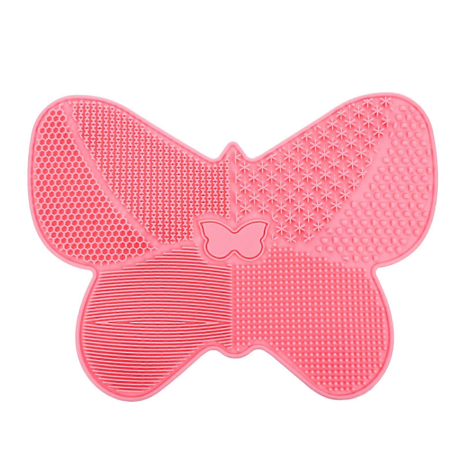 Butterflies Shape Mat Use Silicone Makeup Brushes Cleaner Home 1Pack