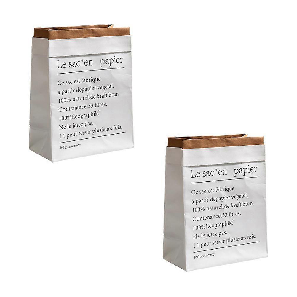 Creative Paper Bag Flower Storage Bag for Storage Use 4Pcs