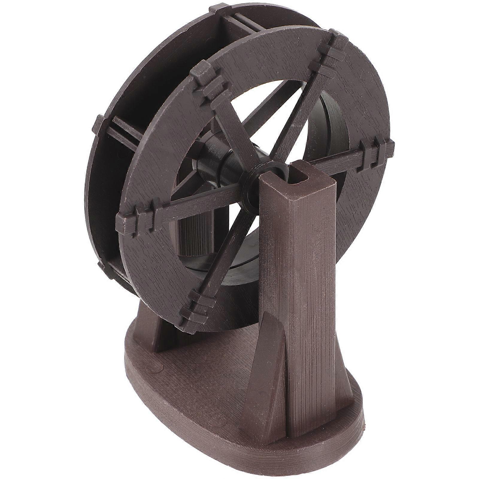 Micro Water Wheel Fountain Decor Tool for Waterfall Scene Layout 5Pcs