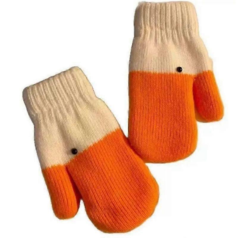 Winter Knitted Gloves Fleece Lined Mittens