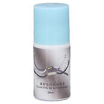 Professional Eyebrow Mapping Ink 20ml with Cotton Filter for Precise Brow Shaping
