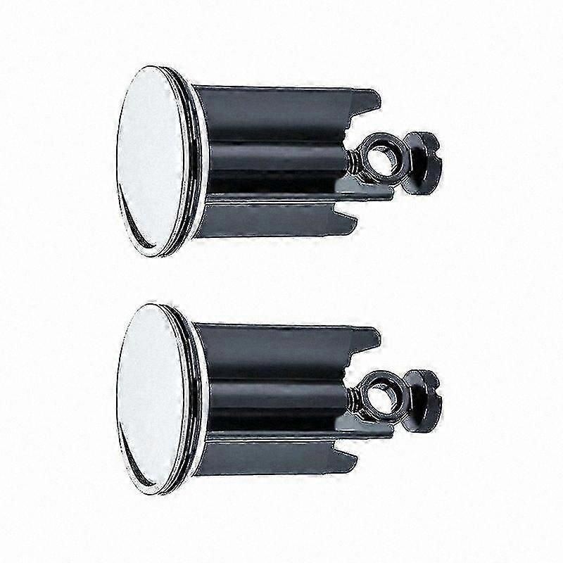 40mm Universal Sink Stopper, Adjustable Height, Rust-Resistant Drain Plug with Rubber Seal (2-Pack)
