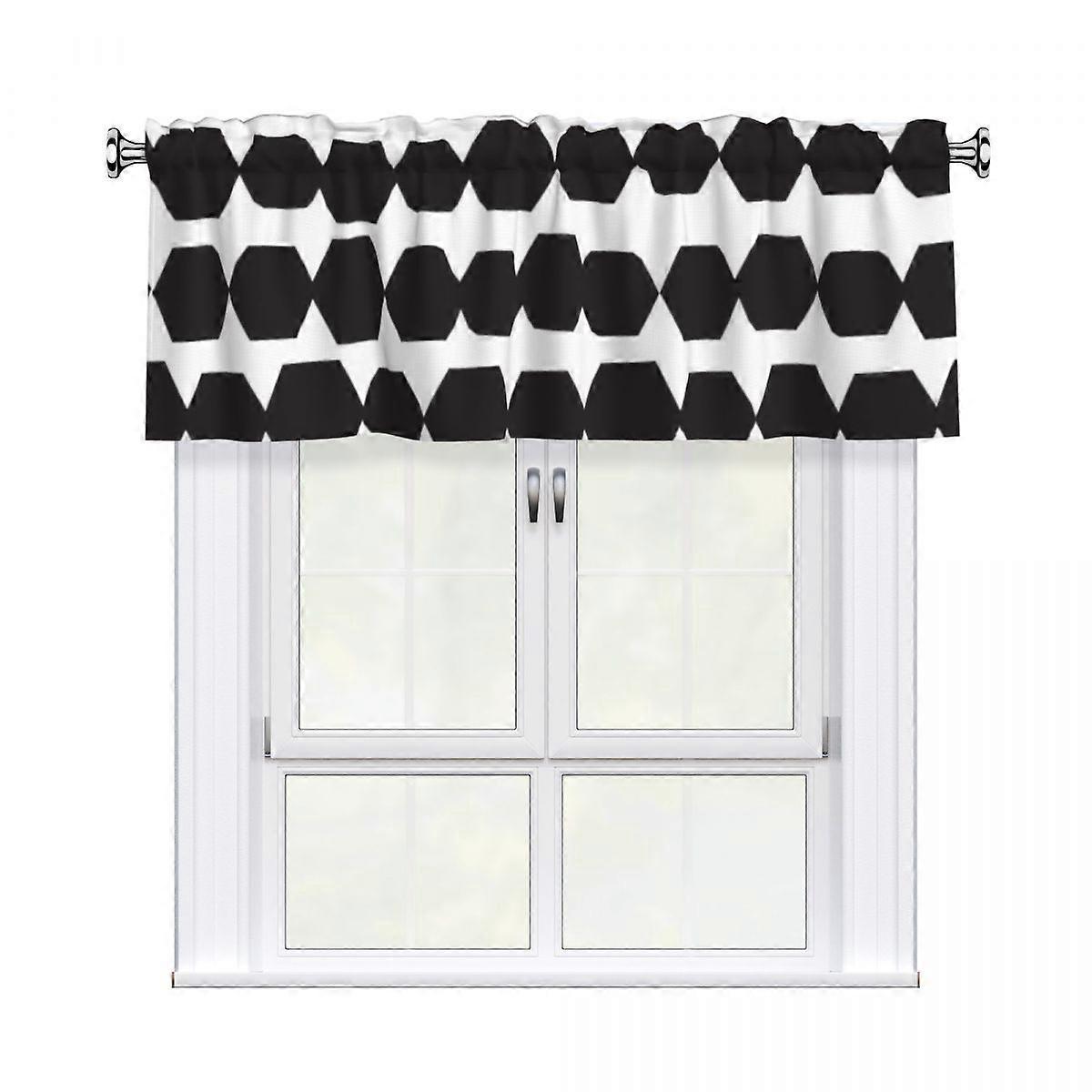 Short Kitchen Window Drapes Rod Pocket Style