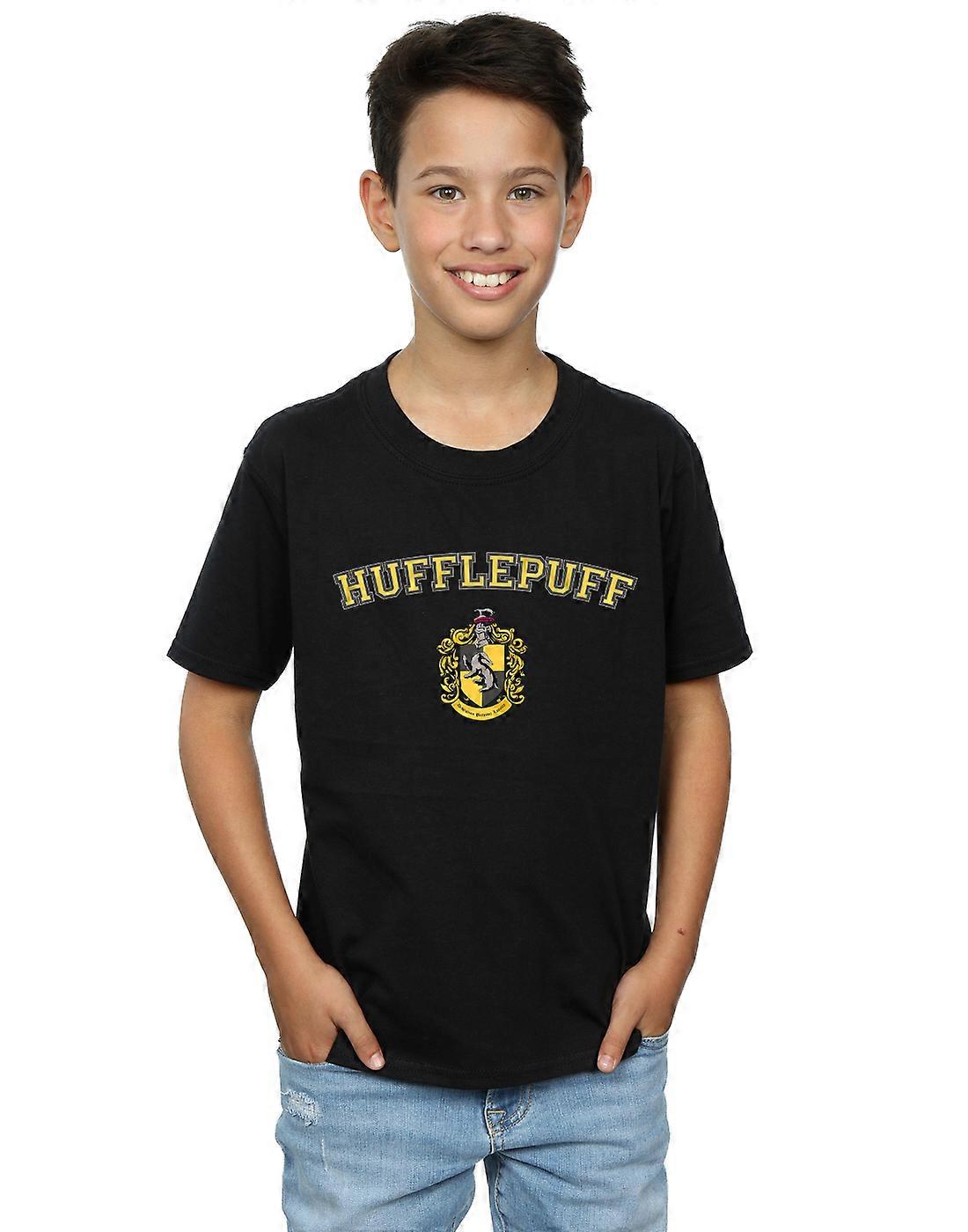 Harry Potter gutter Hufflepuff Crest t-skjorte
