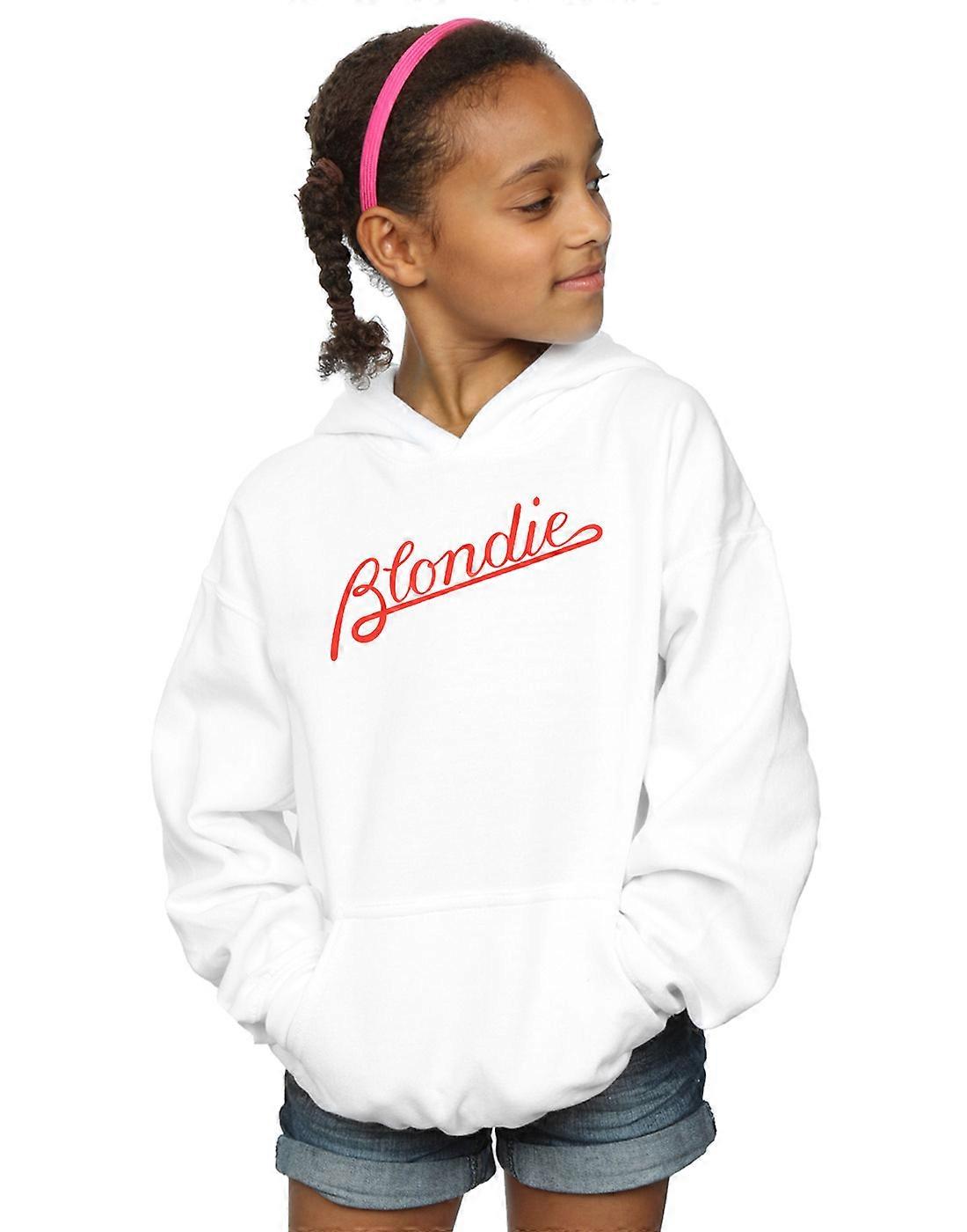 Blondie jenter linjer Logo Hettegenser