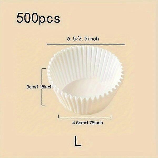 Disposable Cupcake Liners, 500/1000 Pieces, Baking Molds