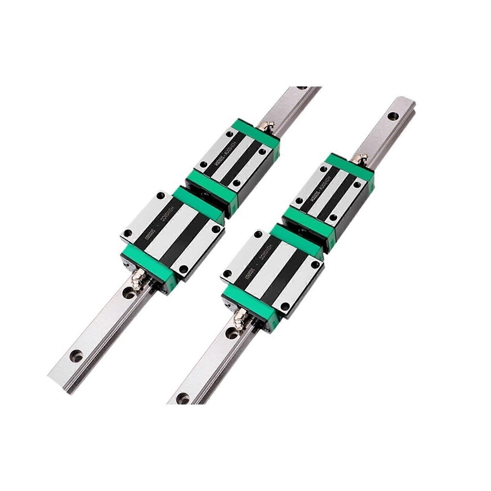HGR25 Linear Guide Rail with 4 HGH25CA Carriages,  Precision CNC Linear Motion Rail 1100mm