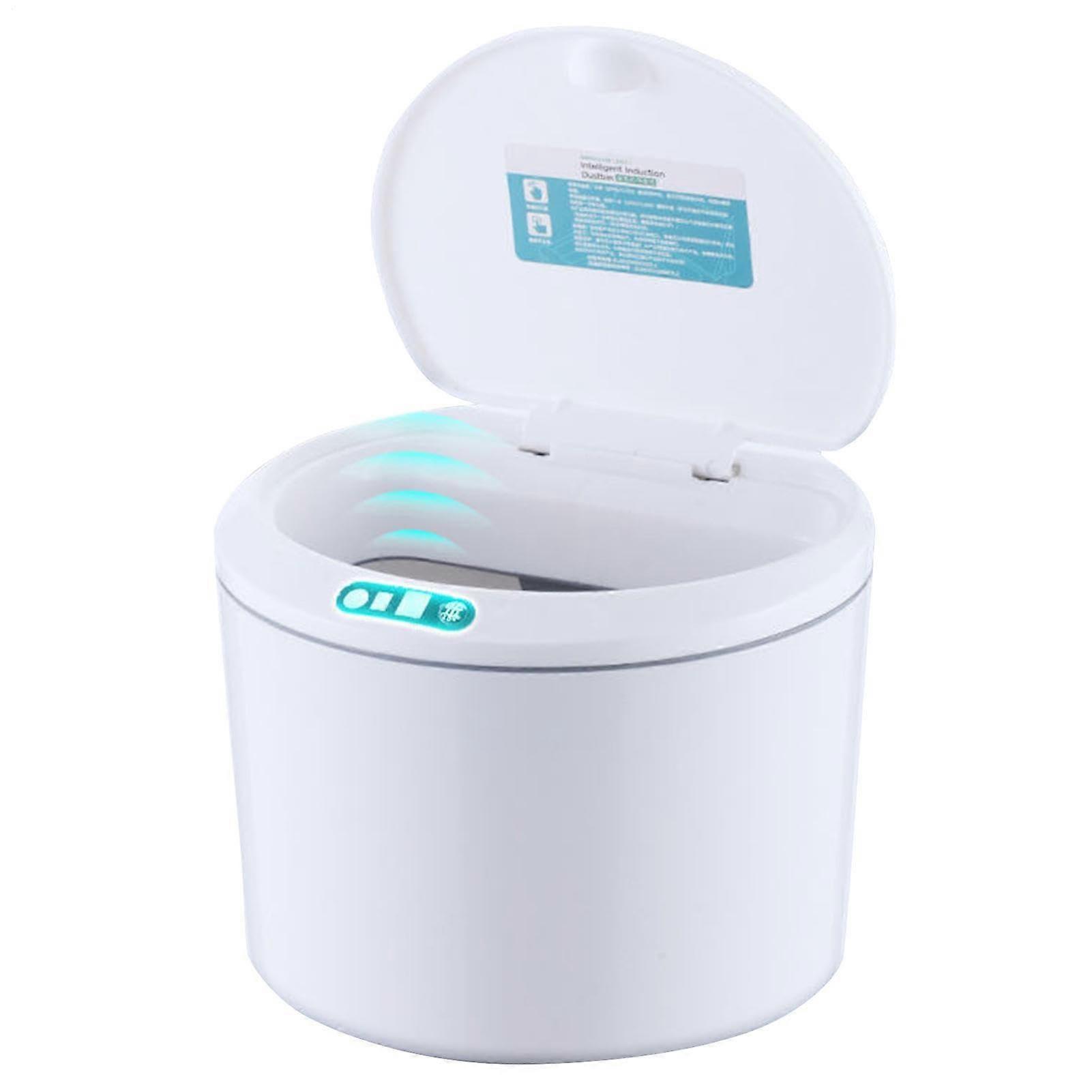 Smart Sensor Trash Can with Automatic Lid, USB Rechargeable Touchless Garbage Bin, 3L Compact