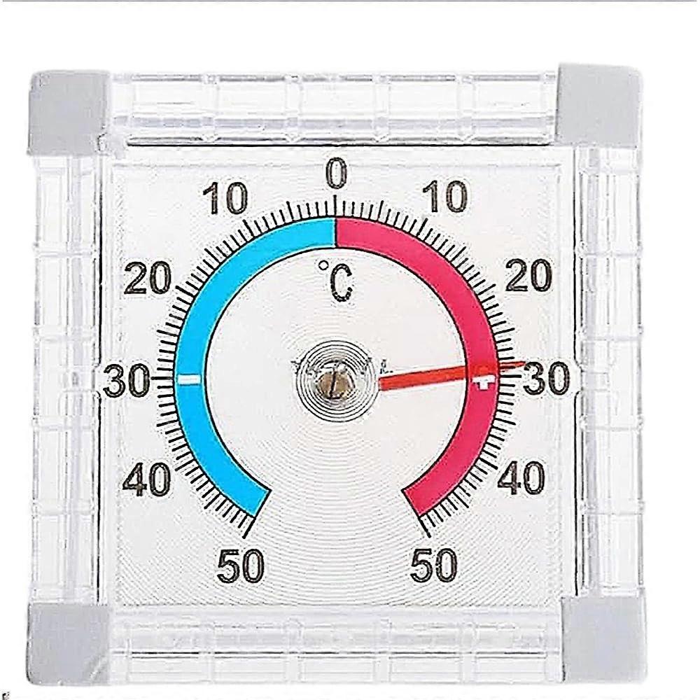 2Pack Outdoor Window Thermometer, Weatherproof SelfAdhesive Design for Accurate Temperature Reading