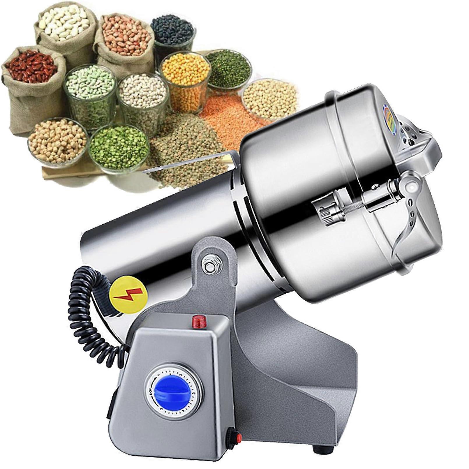 2500g  Speed Electric Grain Grinder Stainless Steel Mill for Coffee Corn Nuts with Timer