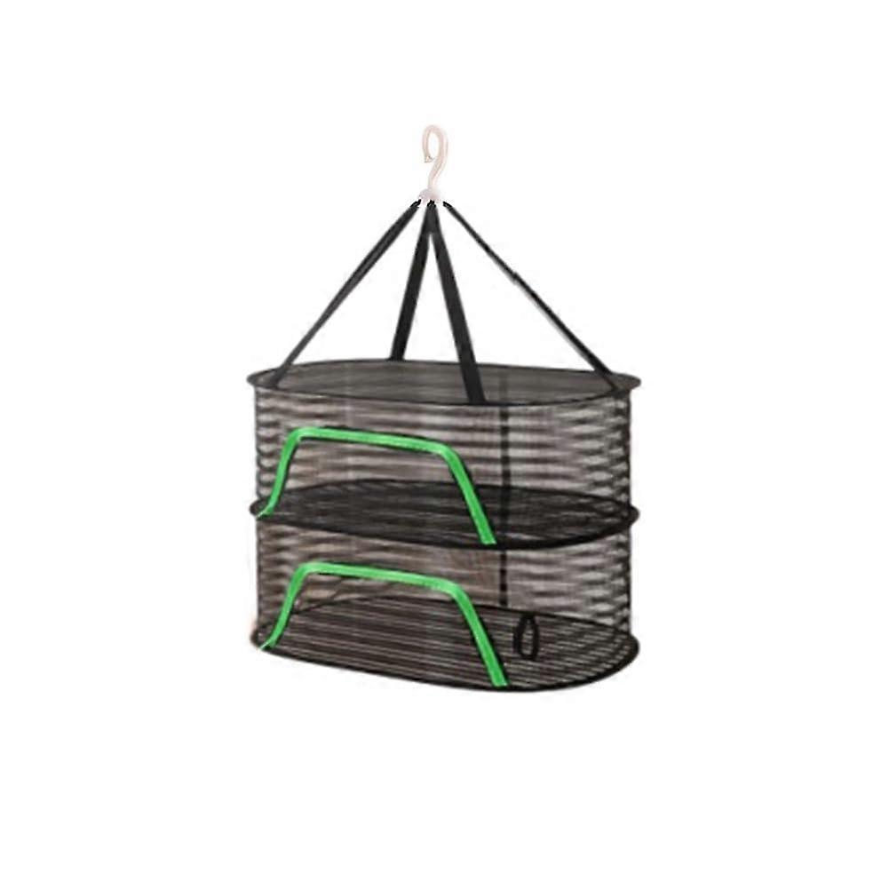 Fish Drying Net MultiLayer Foldable Hanging Drying Rack for Fish Vegetables Fruits Herbs Outdoor