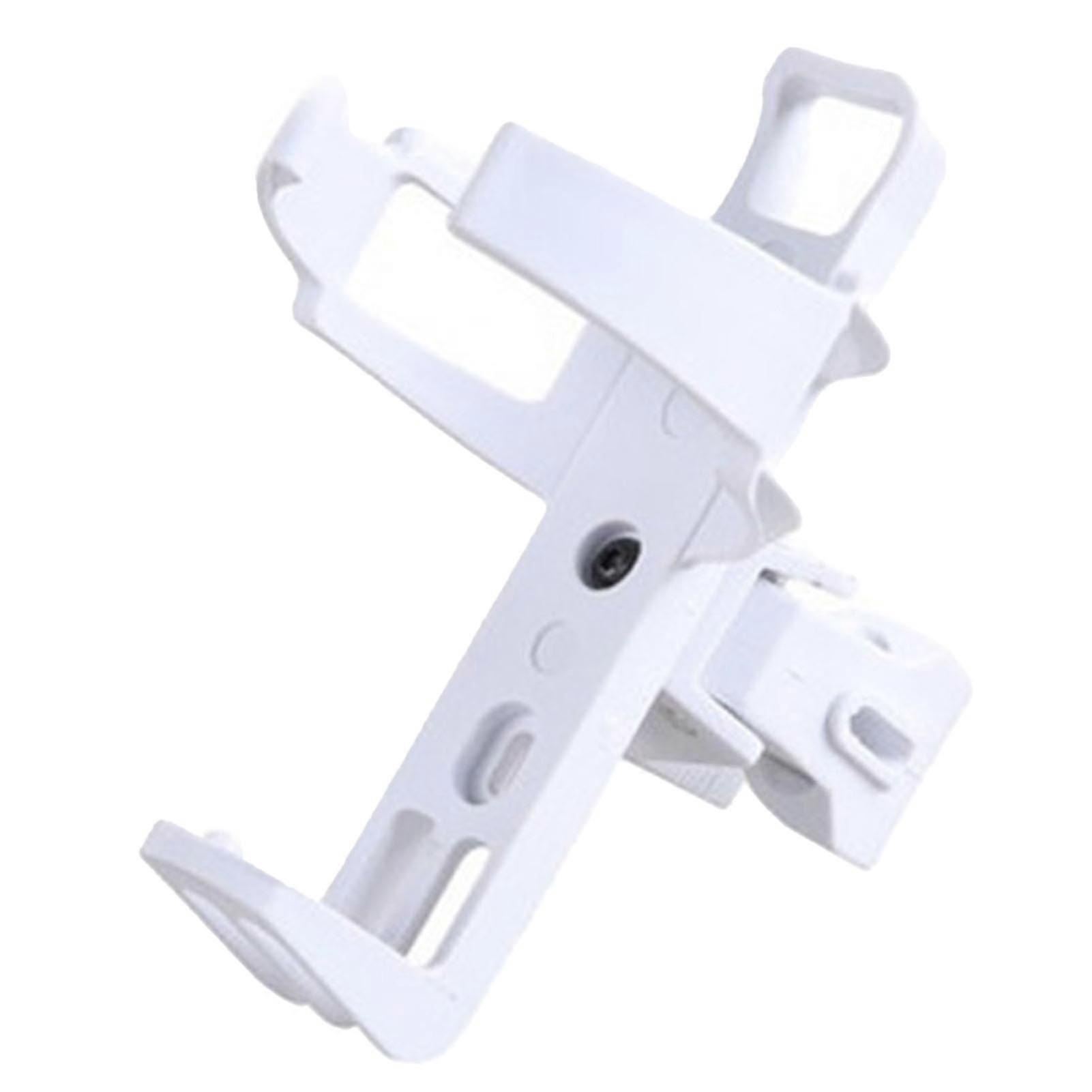 Bike Water Bottle Holder White Rotatable Design Practical Flexible Stable