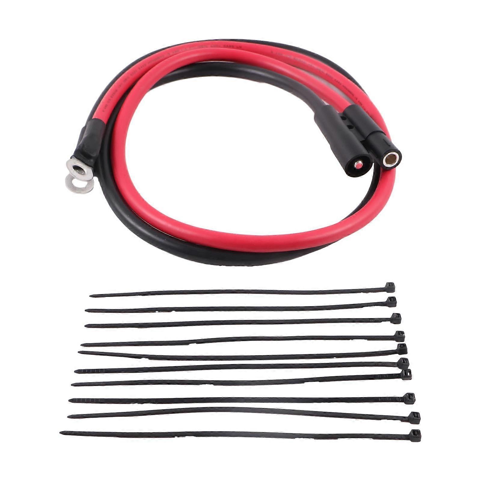 HYD1690 1304741 Power Ground Cable Compatible with Boss Plow, Includes Ties