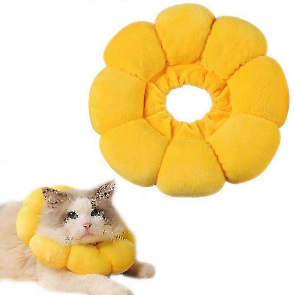 Adjustable cat neck collar, soft dog neck collar